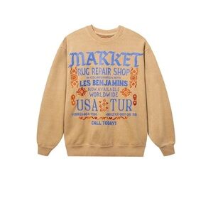 NWT MARKET REPAIR SHOP CREWNECK Men’s Sz Large